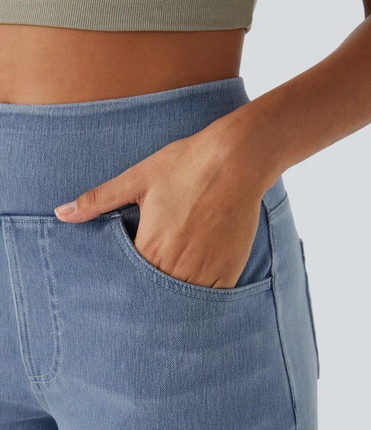 Noor & June™ — Comfortabele jeans met hoge taille
