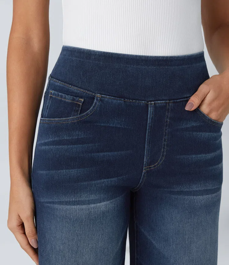 Noor & June™ — Comfortabele jeans met hoge taille