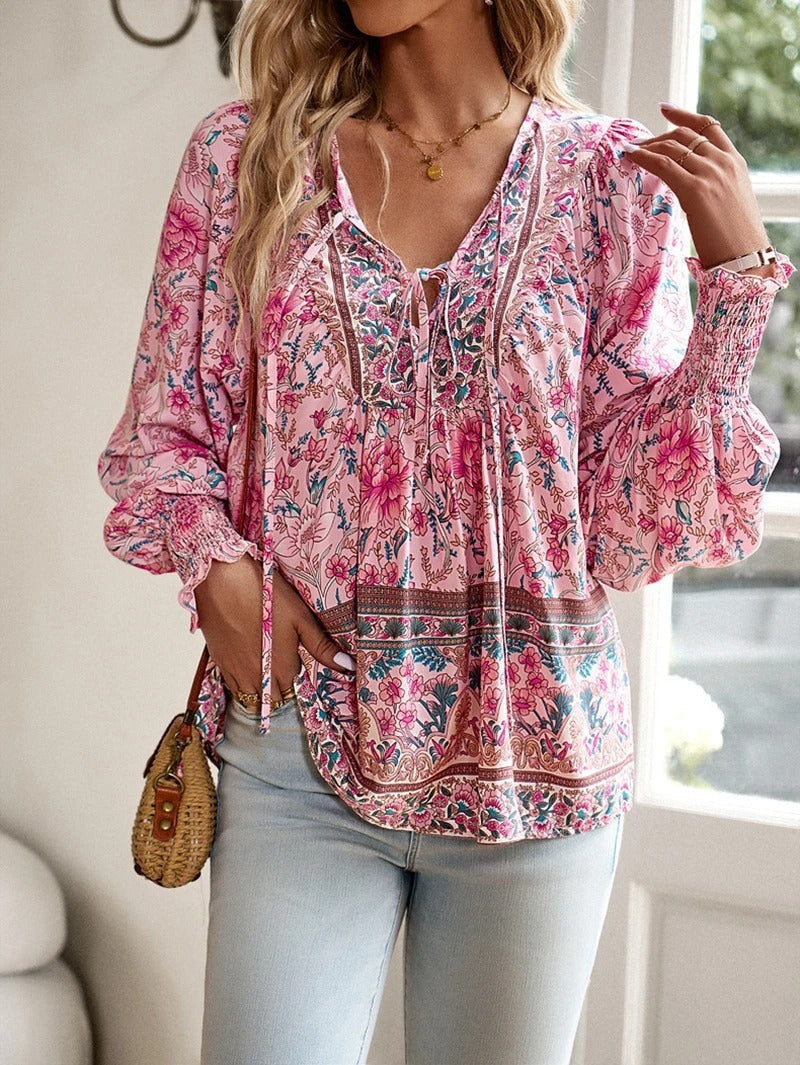 Noor & June™ | Elegante Ibiza-style blouse | Anita