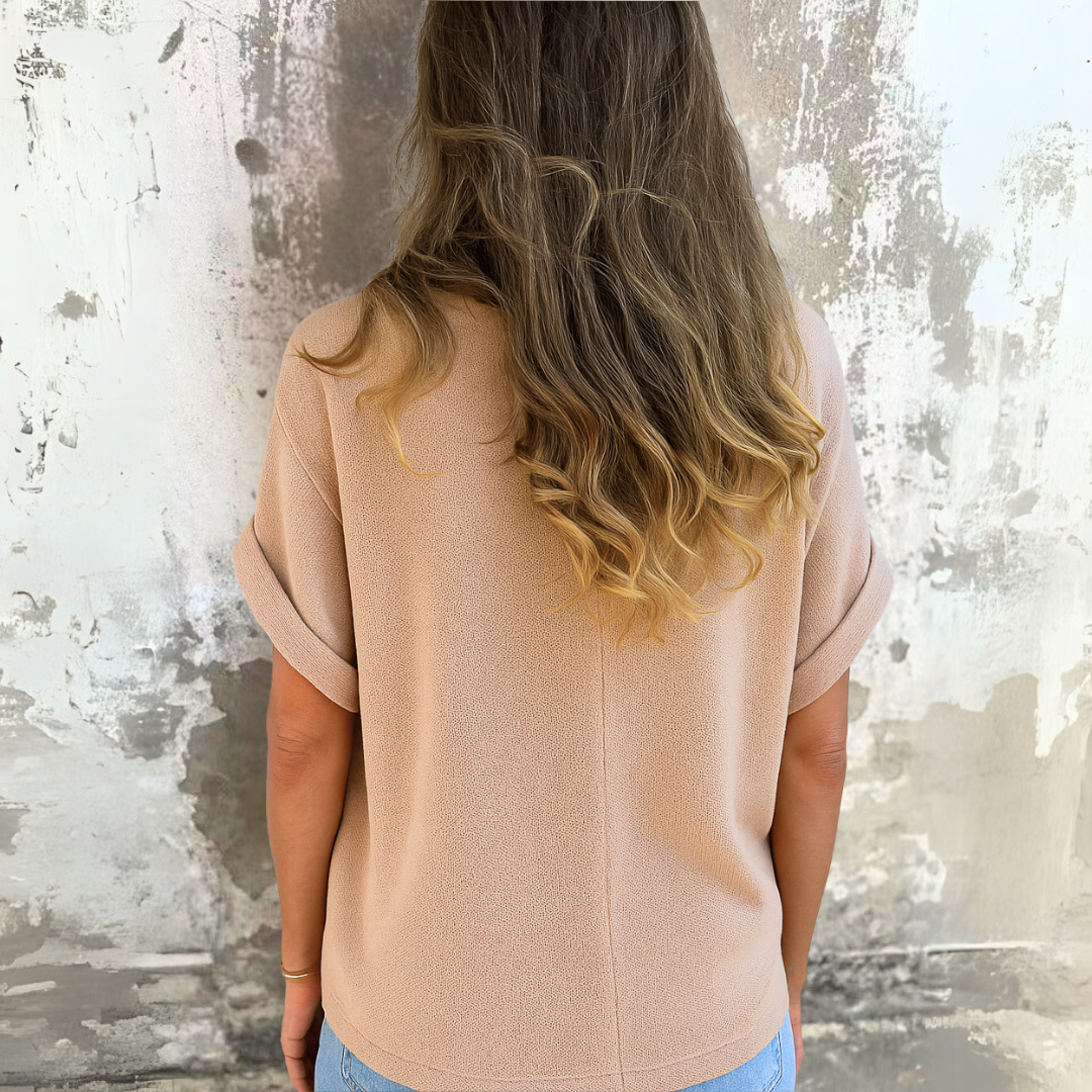 Noor & June™ | Chique blouse met ronde hals | Diana Prima