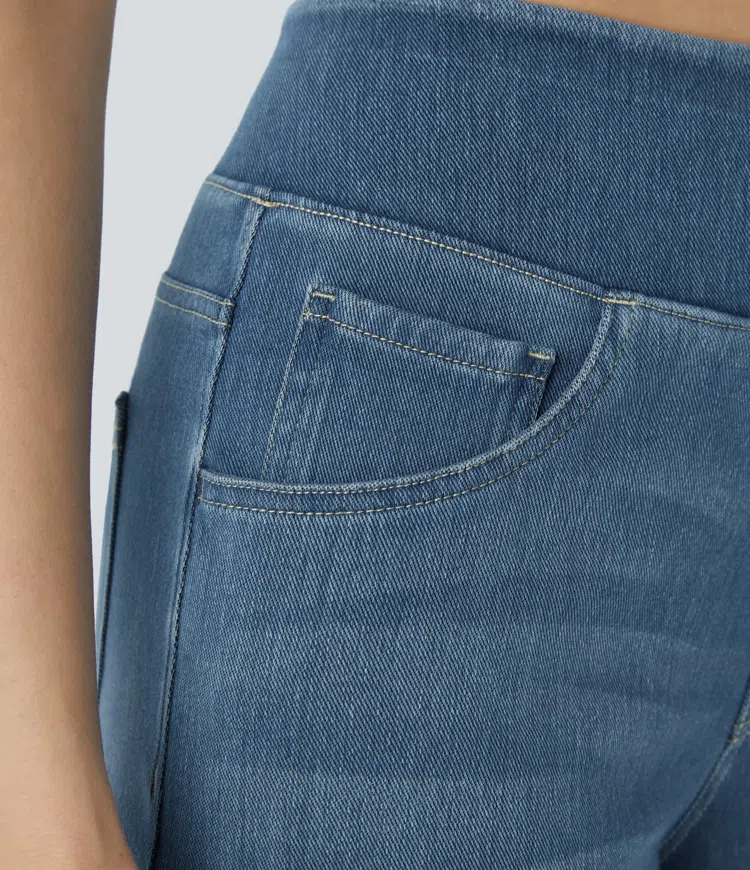Noor & June™ — Comfortabele jeans met hoge taille
