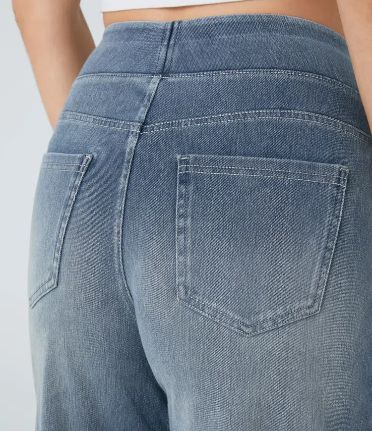 Noor & June™ — Comfortabele jeans met hoge taille