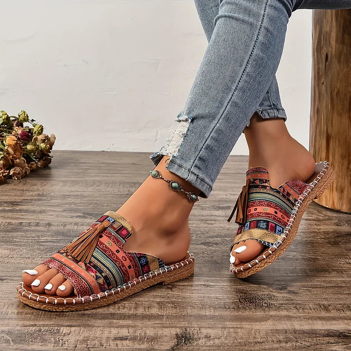 Noor & June™ | Orthopedische Ibiza-style sandalen