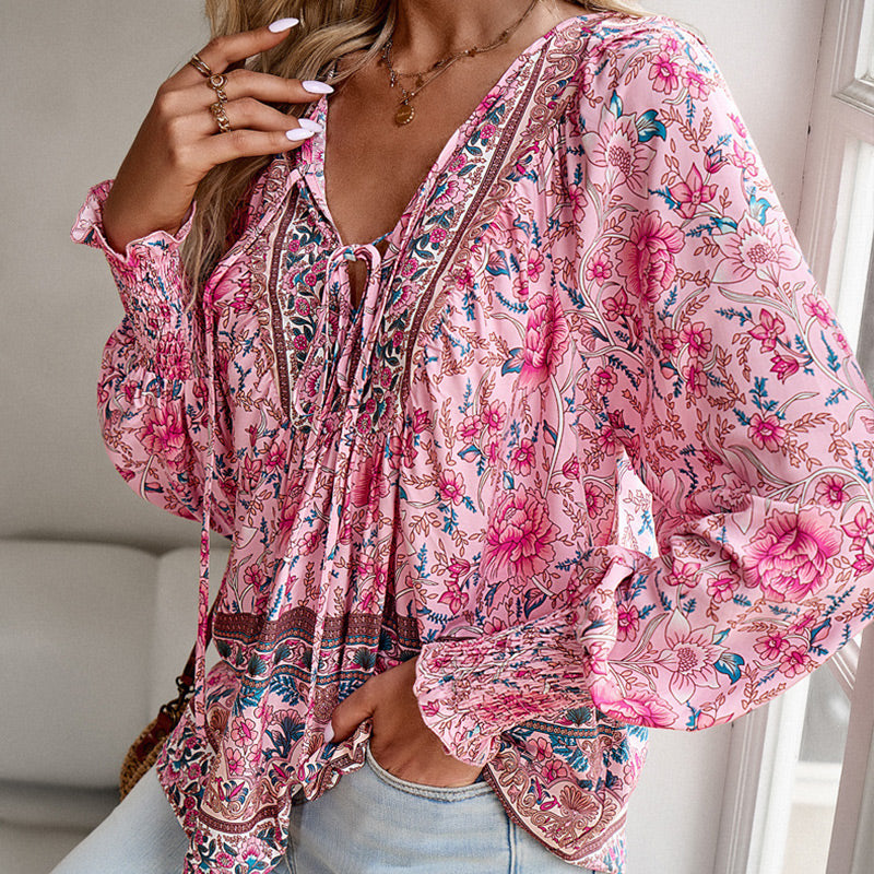 Noor & June™ | Elegante Ibiza-style blouse | Anita