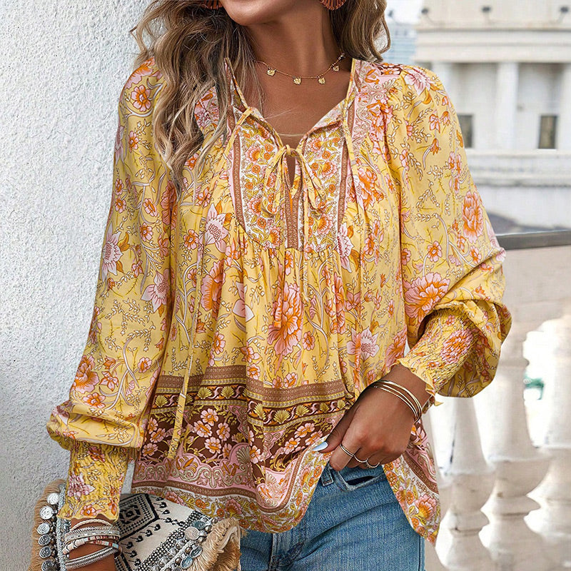 Noor & June™ | Elegante Ibiza-style blouse | Anita