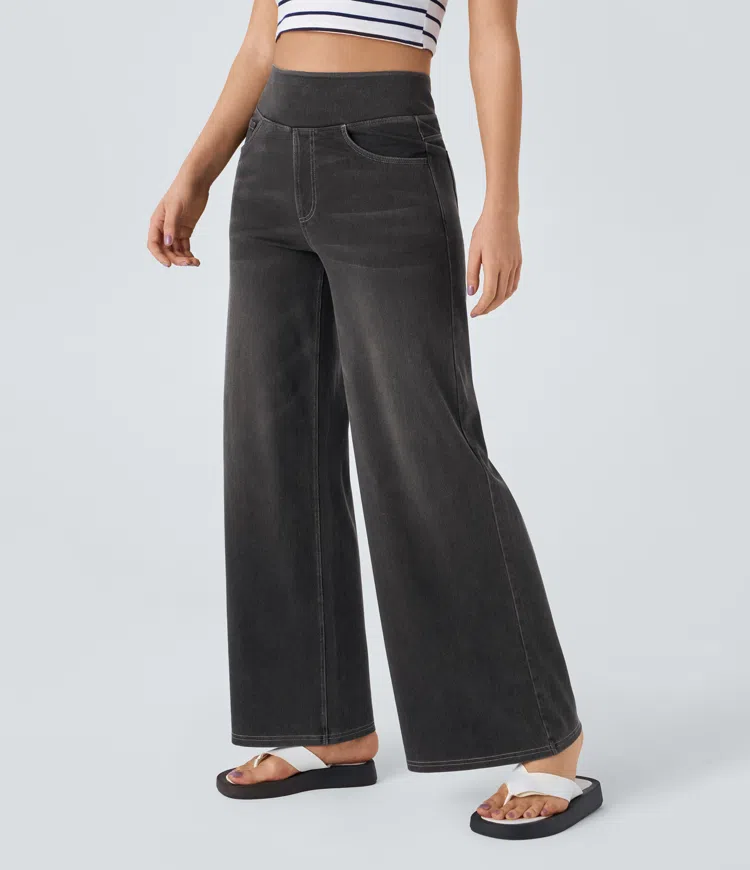 Noor & June™ — Comfortabele jeans met hoge taille