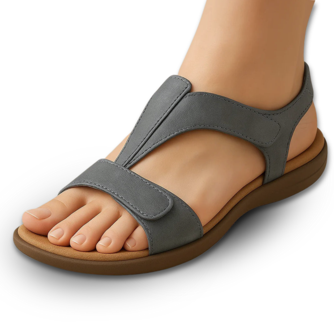 Noor & June™ | Orthopedische leren sandalen van hoogwaardig materiaal