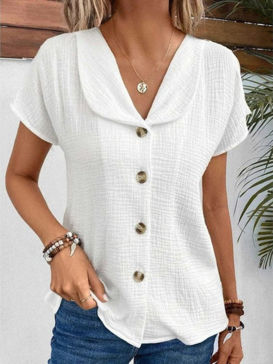Noor & June™ | Chique zomer blouse | Vanessa