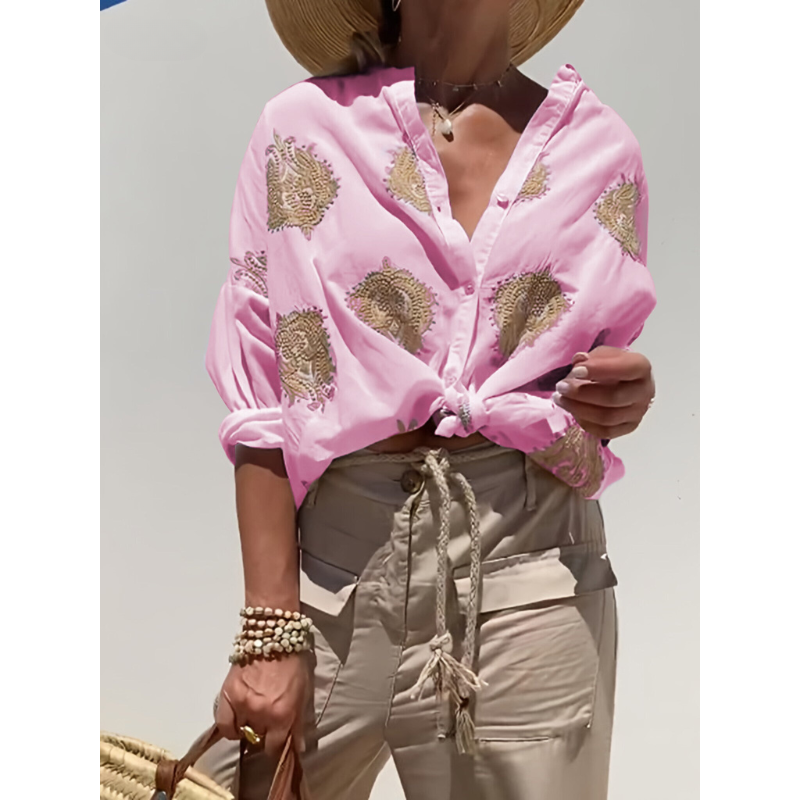 Noor & June™ | Ibiza Style Chique Blouse | Simone