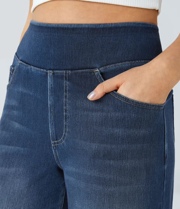 Noor & June™ — Comfortabele jeans met hoge taille
