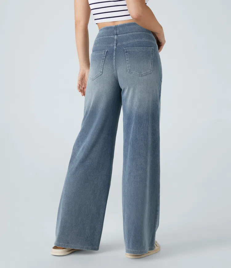 Noor & June™ — Comfortabele jeans met hoge taille