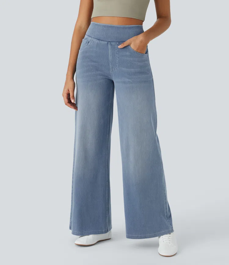 Noor & June™ — Comfortabele jeans met hoge taille
