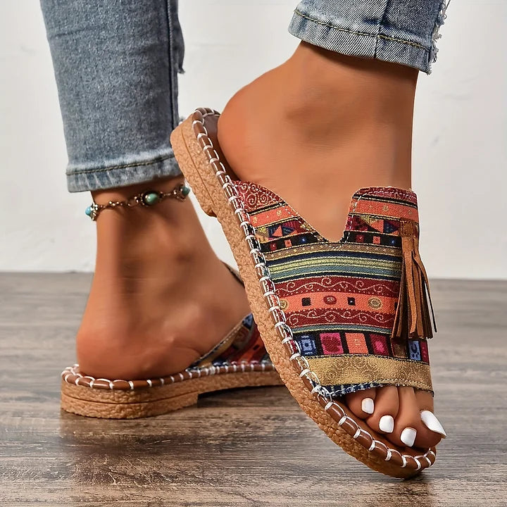 Noor & June™ | Orthopedische Ibiza-style sandalen