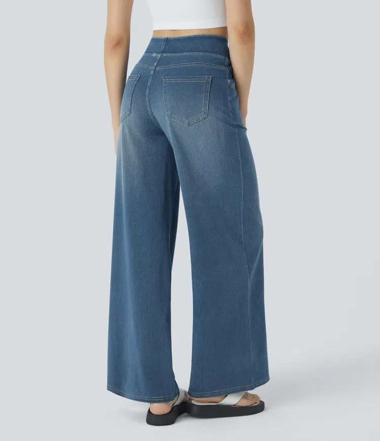 Noor & June™ — Comfortabele jeans met hoge taille