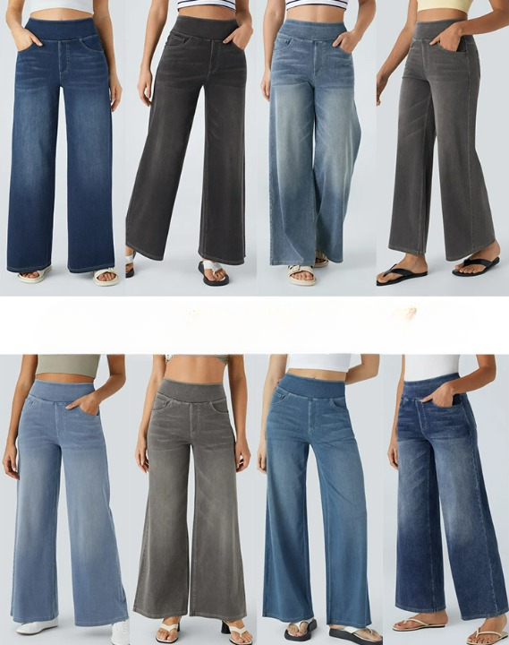 Noor & June™ — Comfortabele jeans met hoge taille