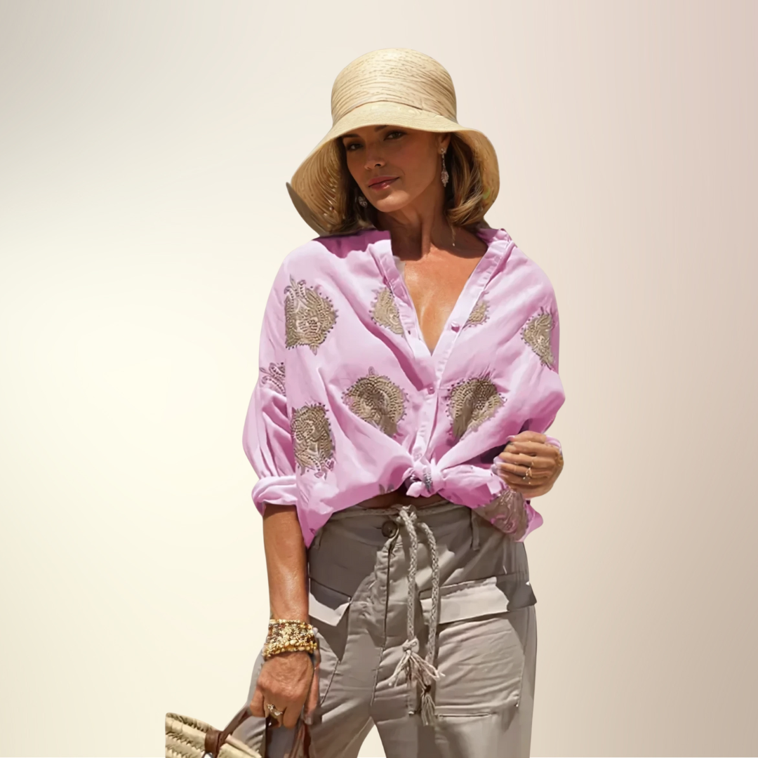 Noor & June™ | Ibiza Style Chique Blouse | Simone