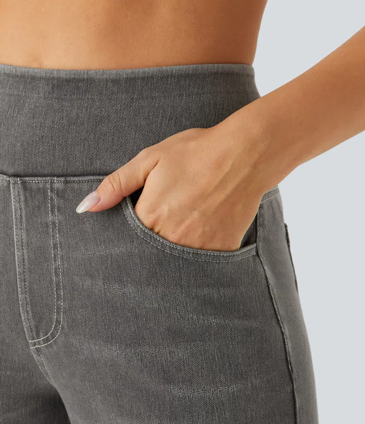 Noor & June™ — Comfortabele jeans met hoge taille