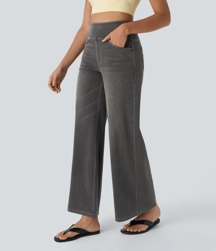Noor & June™ — Comfortabele jeans met hoge taille