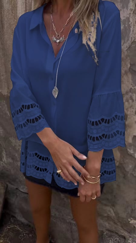 Noor & June™ | Elegante Ibiza-style blouse | Flamengo