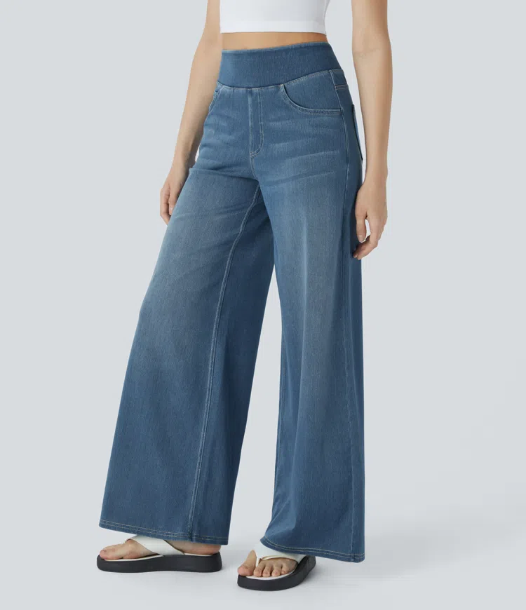 Noor & June™ — Comfortabele jeans met hoge taille