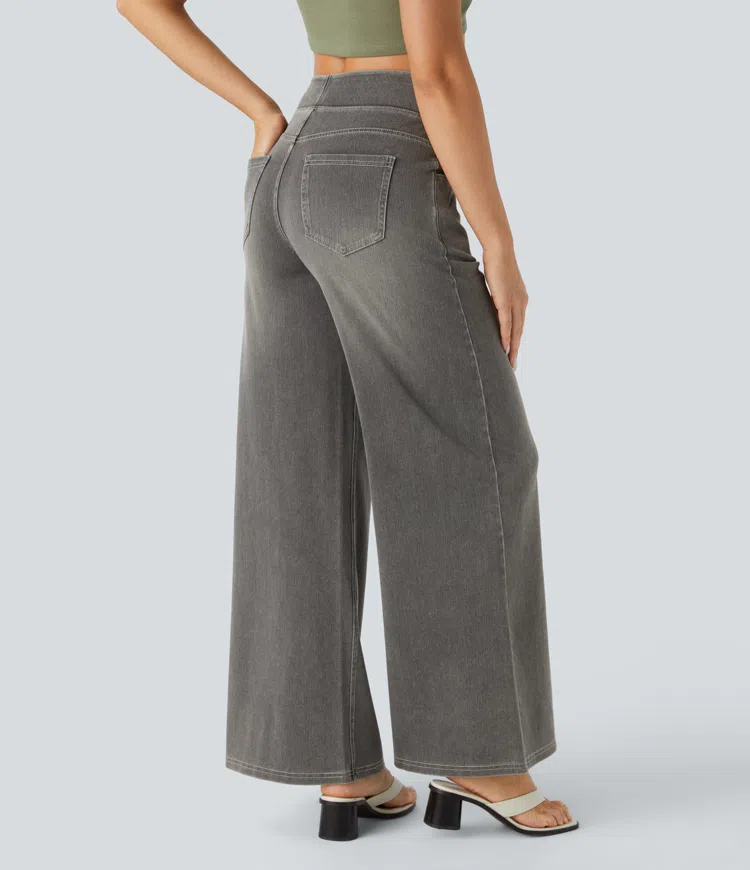 Noor & June™ — Comfortabele jeans met hoge taille