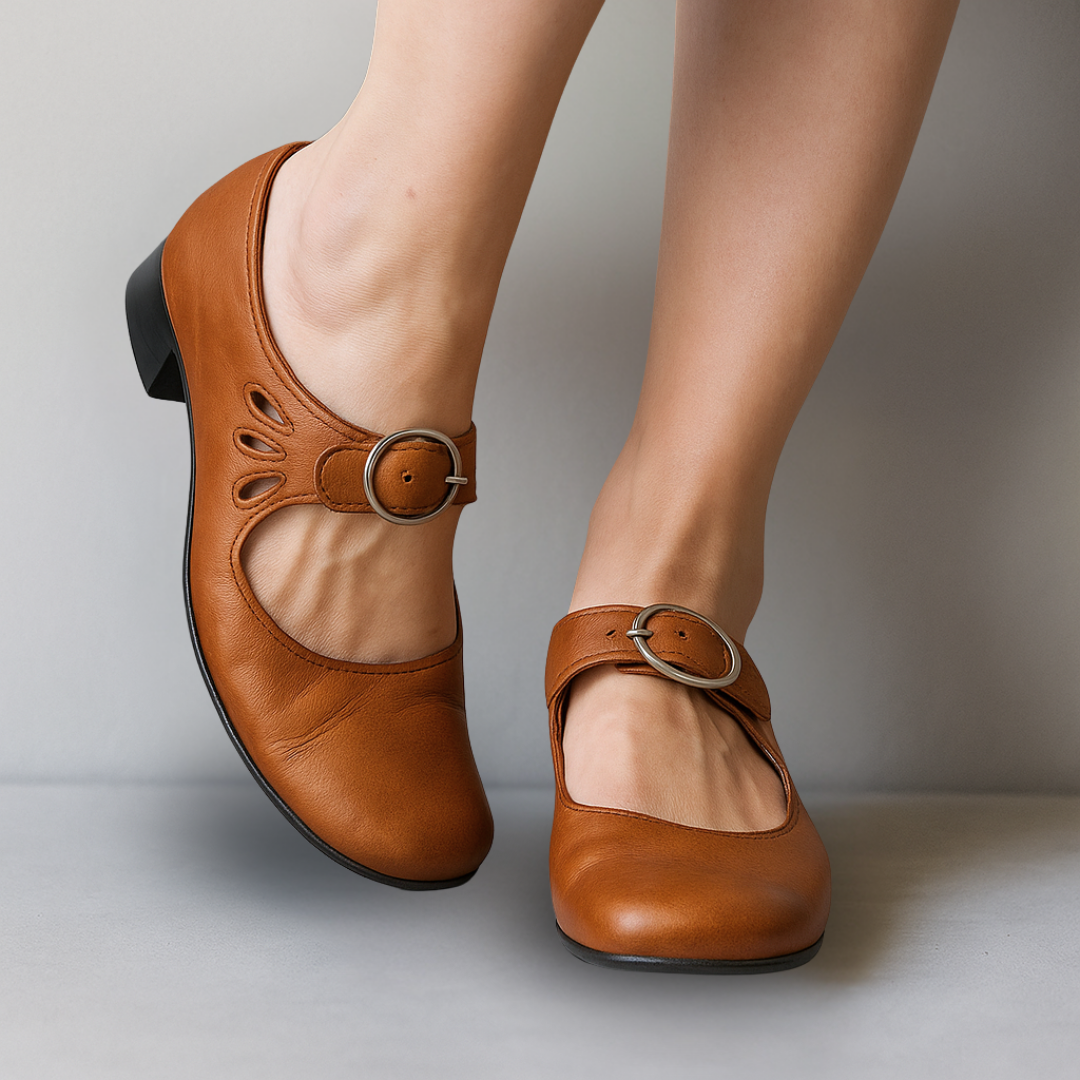Orthopro™ | Orthopedische leren sandalen met comfortabele sleezool