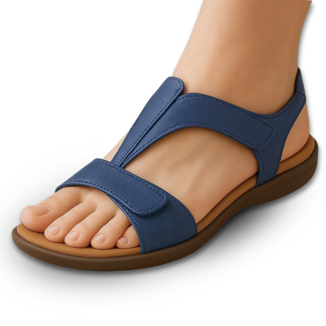 Noor & June™ | Orthopedische leren sandalen van hoogwaardig materiaal