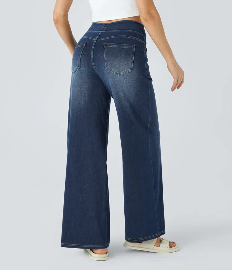 Noor & June™ — Comfortabele jeans met hoge taille