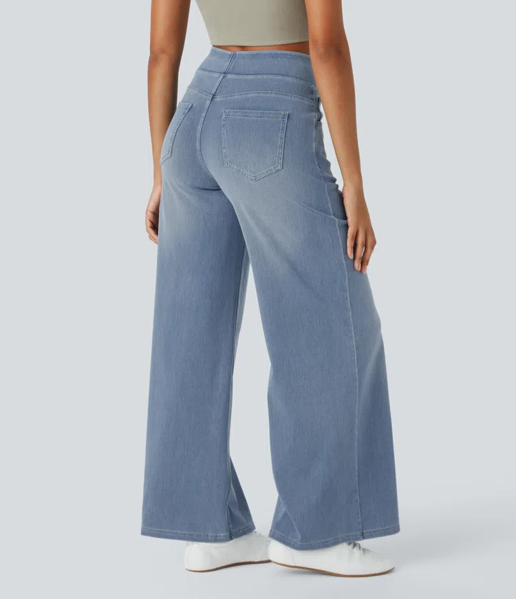 Noor & June™ — Comfortabele jeans met hoge taille