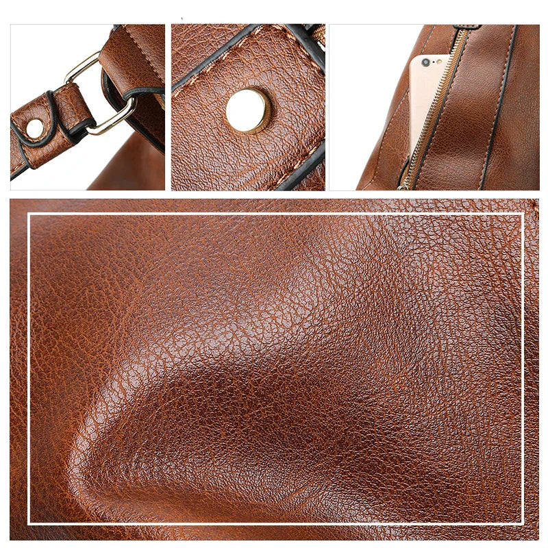 Noor & June™ — Grote Leren Tas