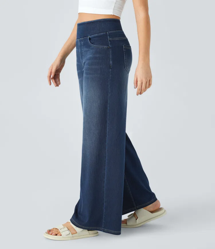 Noor & June™ — Comfortabele jeans met hoge taille