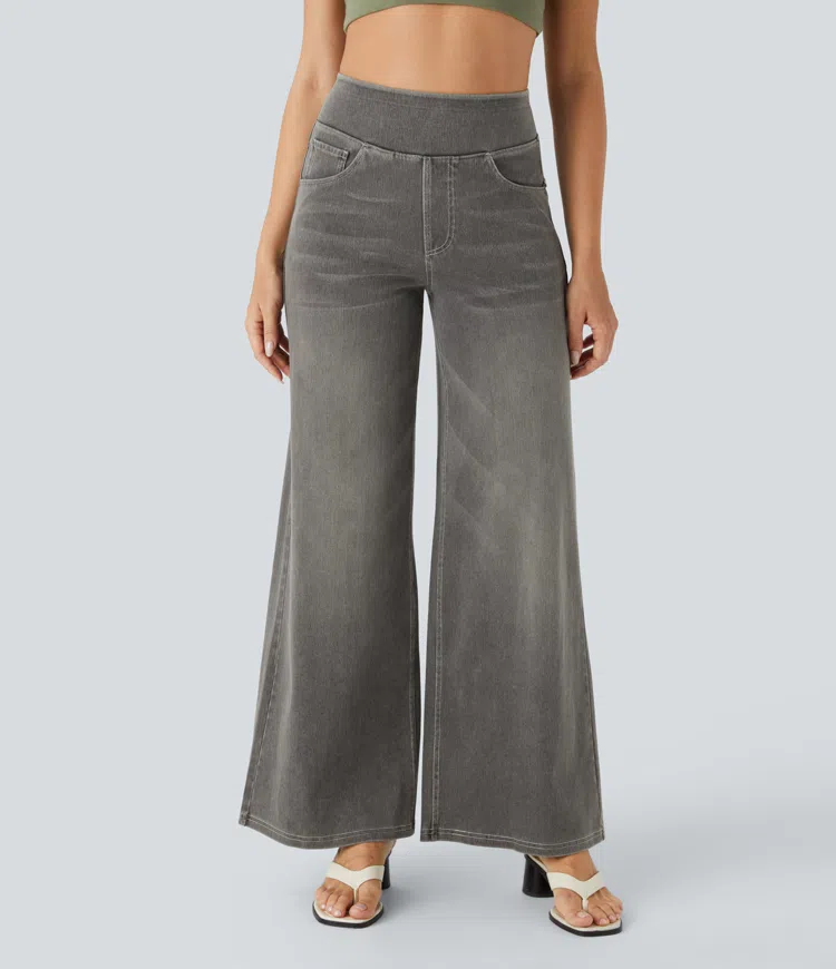 Noor & June™ — Comfortabele jeans met hoge taille