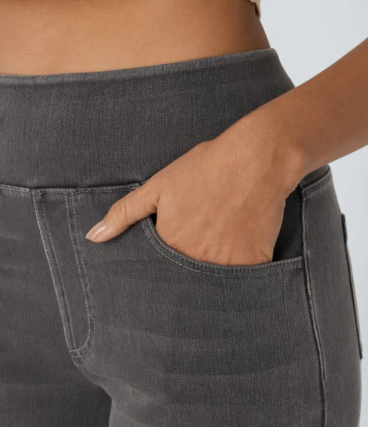Noor & June™ — Comfortabele jeans met hoge taille
