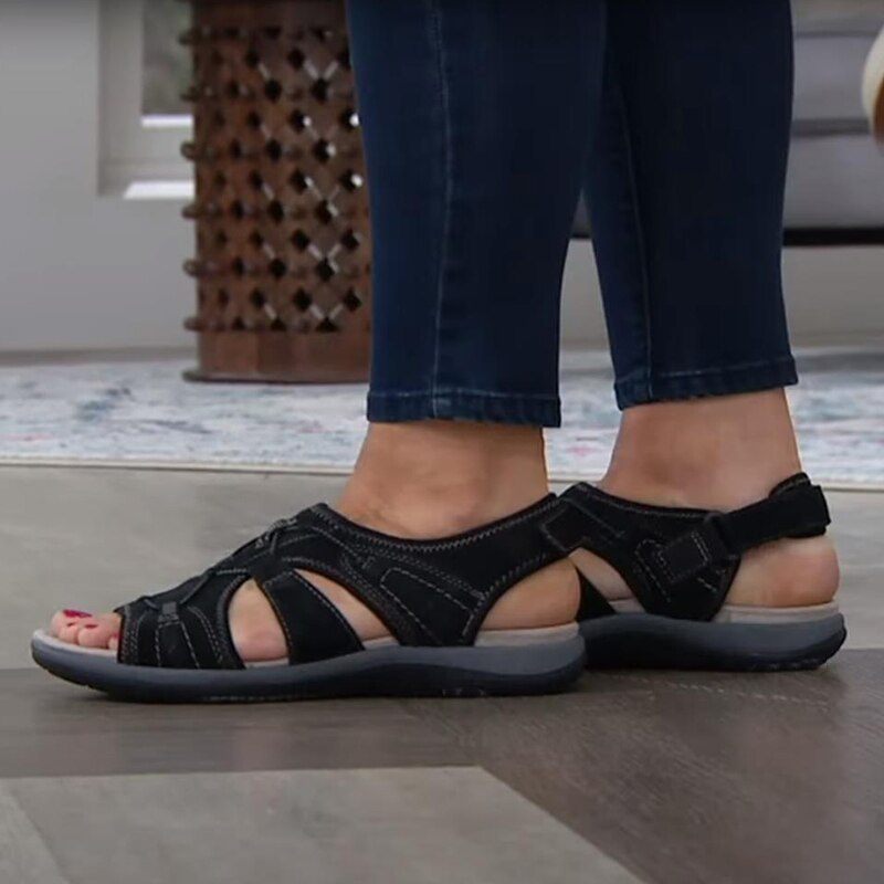 Orthopro™  - Stijlvolle, verstelbare zomersandalen met steunzool