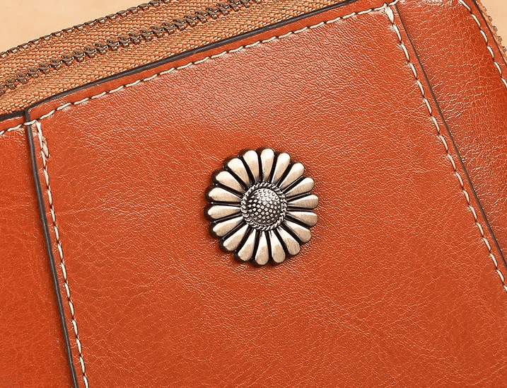 Noor & June™ —  Retro Crossbody Leren Tas