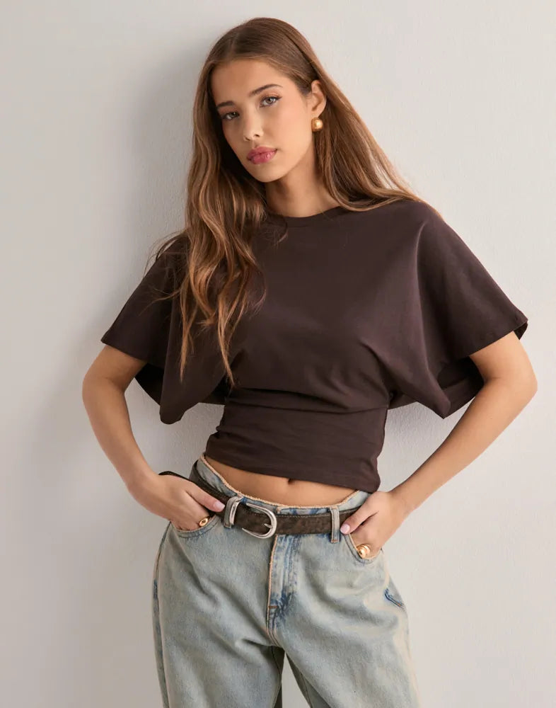 Noor & June™ | T-shirt met wijde mouwen | Emma