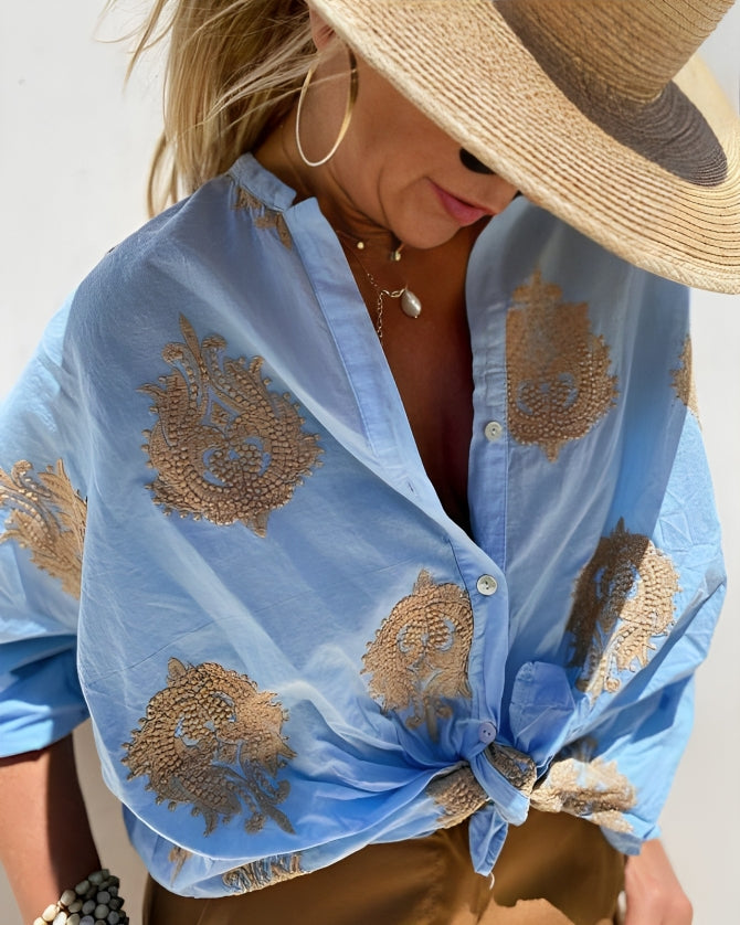 Noor & June™ | Ibiza Style Chique Blouse | Simone