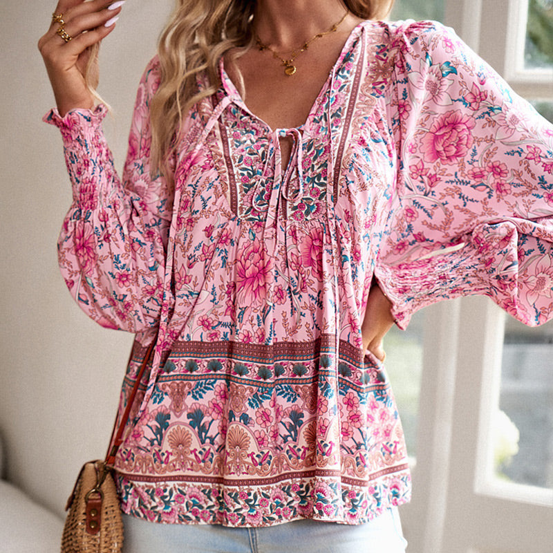 Noor & June™ | Elegante Ibiza-style blouse | Anita