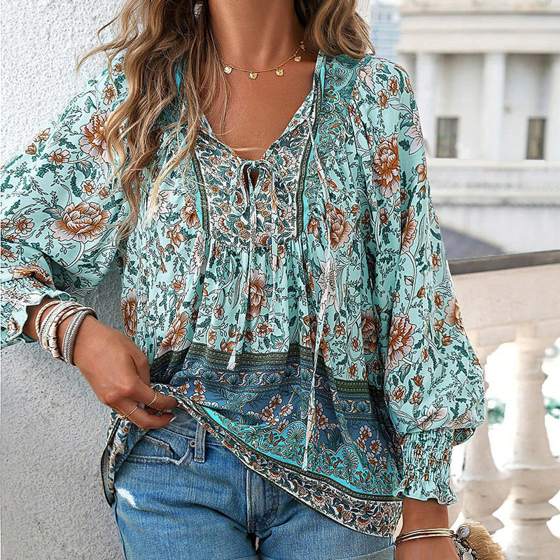 Noor & June™ | Elegante Ibiza-style blouse | Anita