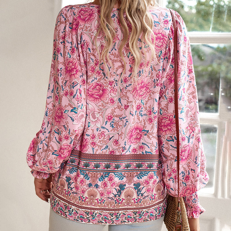 Noor & June™ | Elegante Ibiza-style blouse | Anita