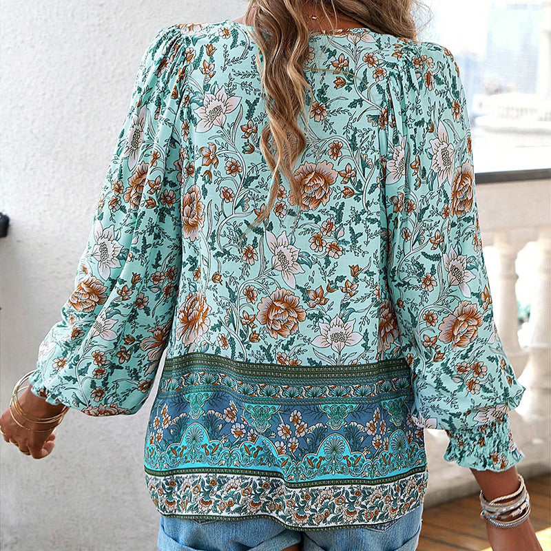 Noor & June™ | Elegante Ibiza-style blouse | Anita