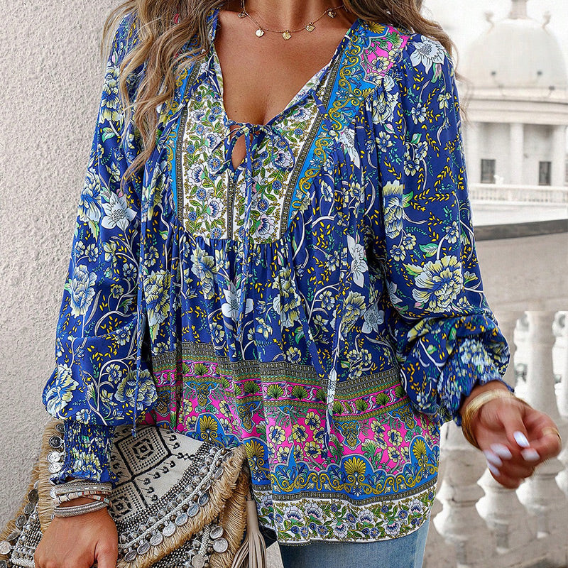 Noor & June™ | Elegante Ibiza-style blouse | Anita