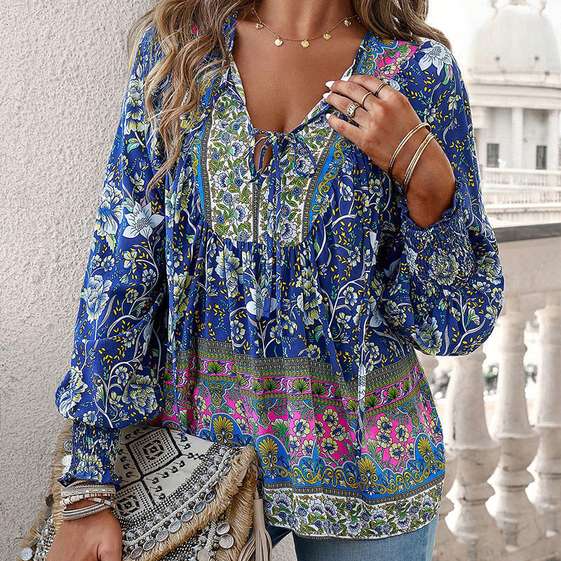 Noor & June™ | Elegante Ibiza-style blouse | Anita