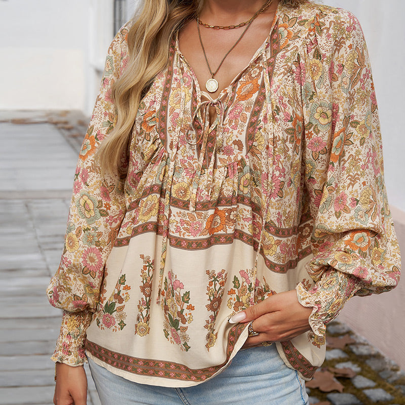 Noor & June™ | Elegante Ibiza-style blouse | Anita