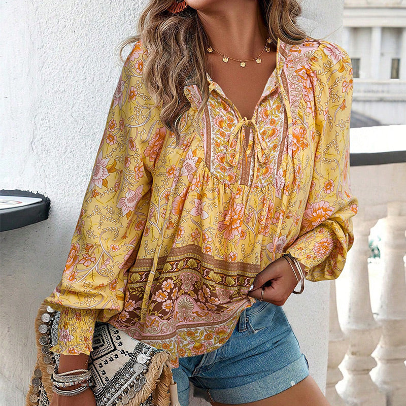 Noor & June™ | Elegante Ibiza-style blouse | Anita