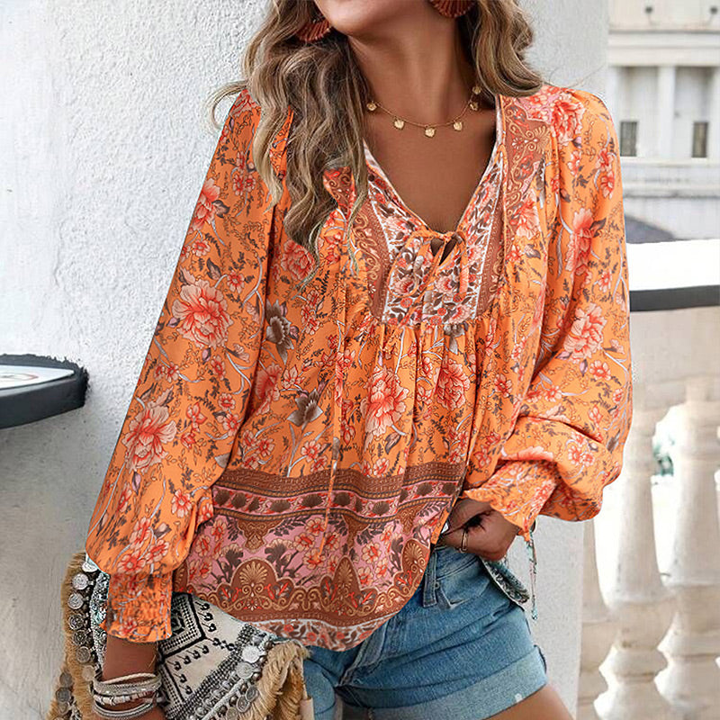 Noor & June™ | Elegante Ibiza-style blouse | Anita