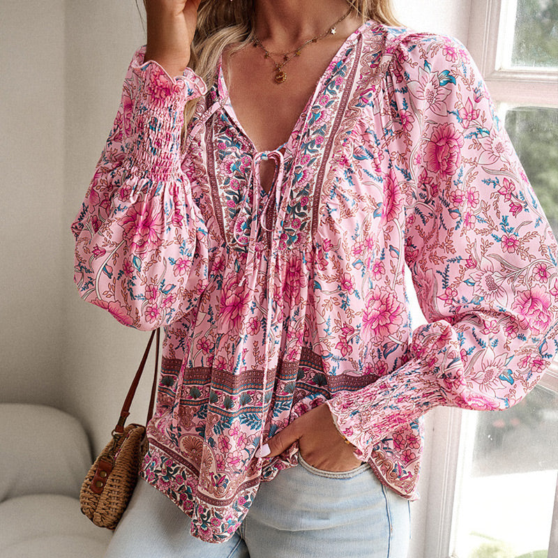 Noor & June™ | Elegante Ibiza-style blouse | Anita