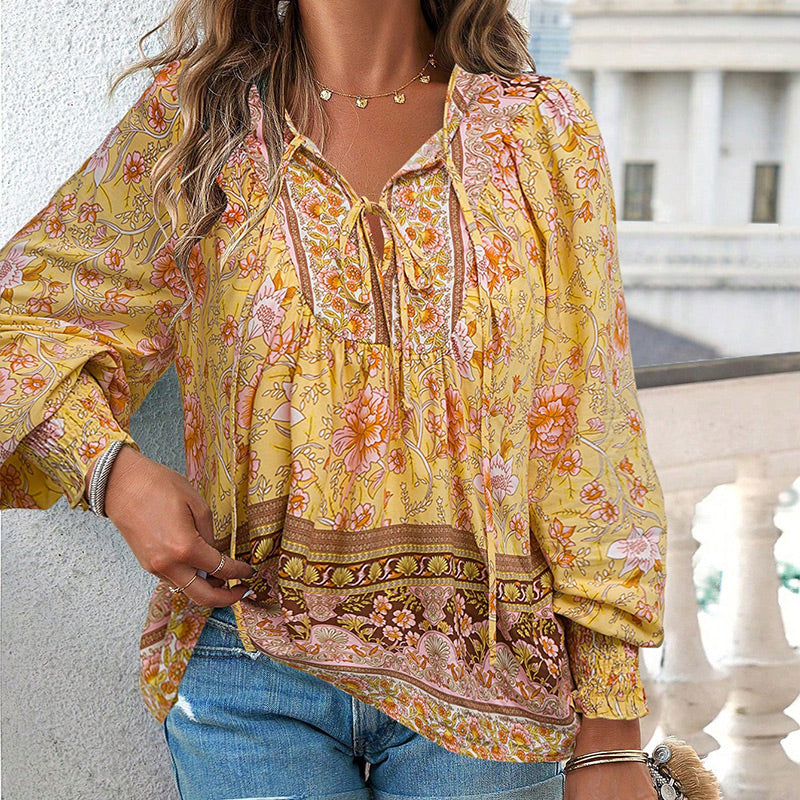 Noor & June™ | Elegante Ibiza-style blouse | Anita